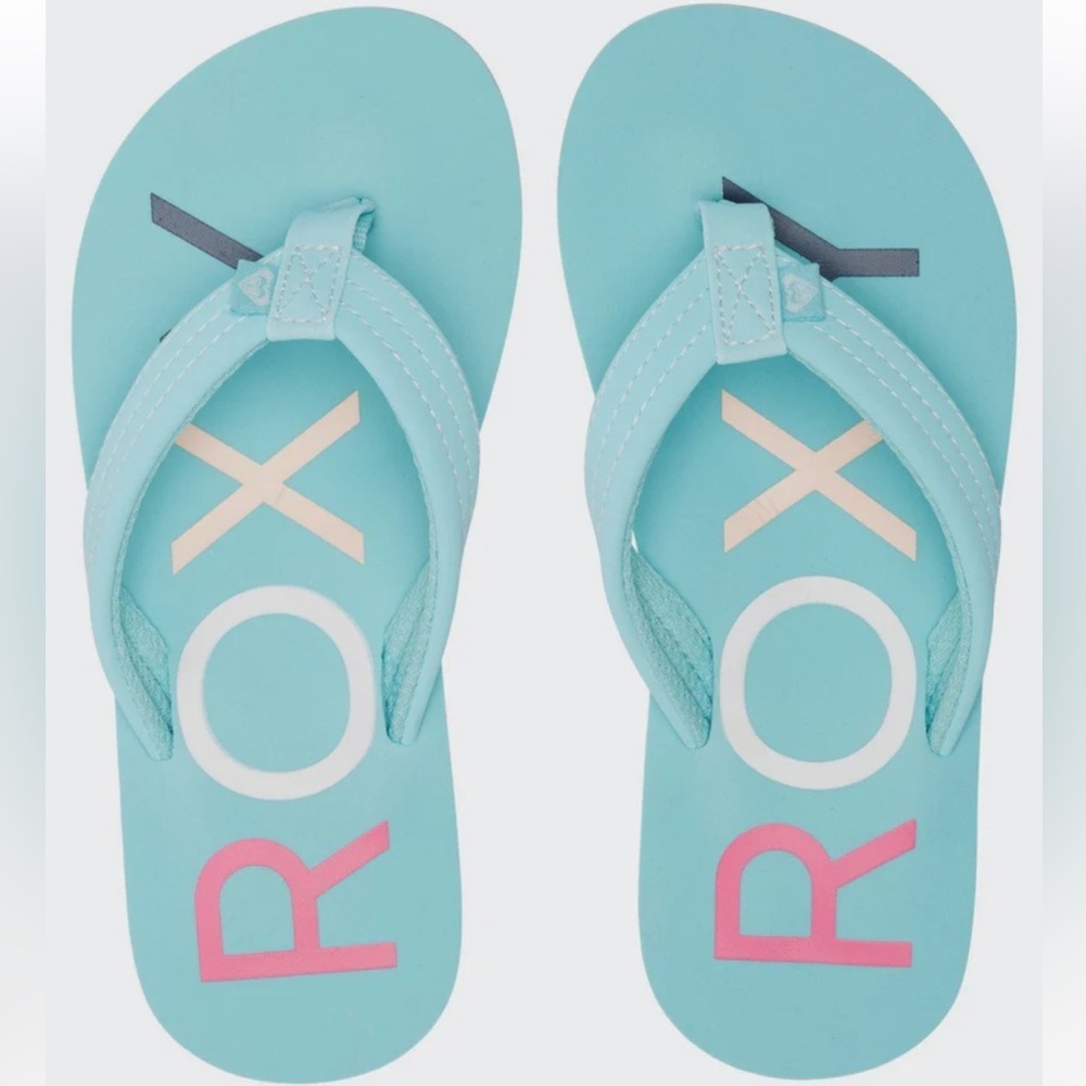 Roxy Girls Vista Flip Flops Sandals Size 1 NEW - Picture 9 of 10